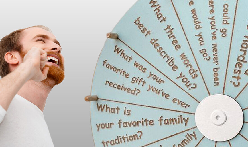 Spin the wheel! Story time!