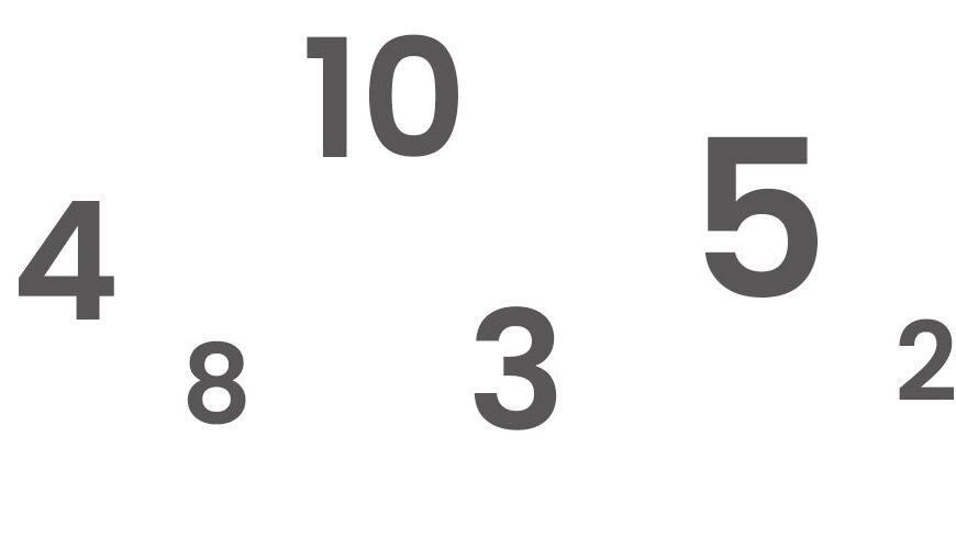 From 1 to 10